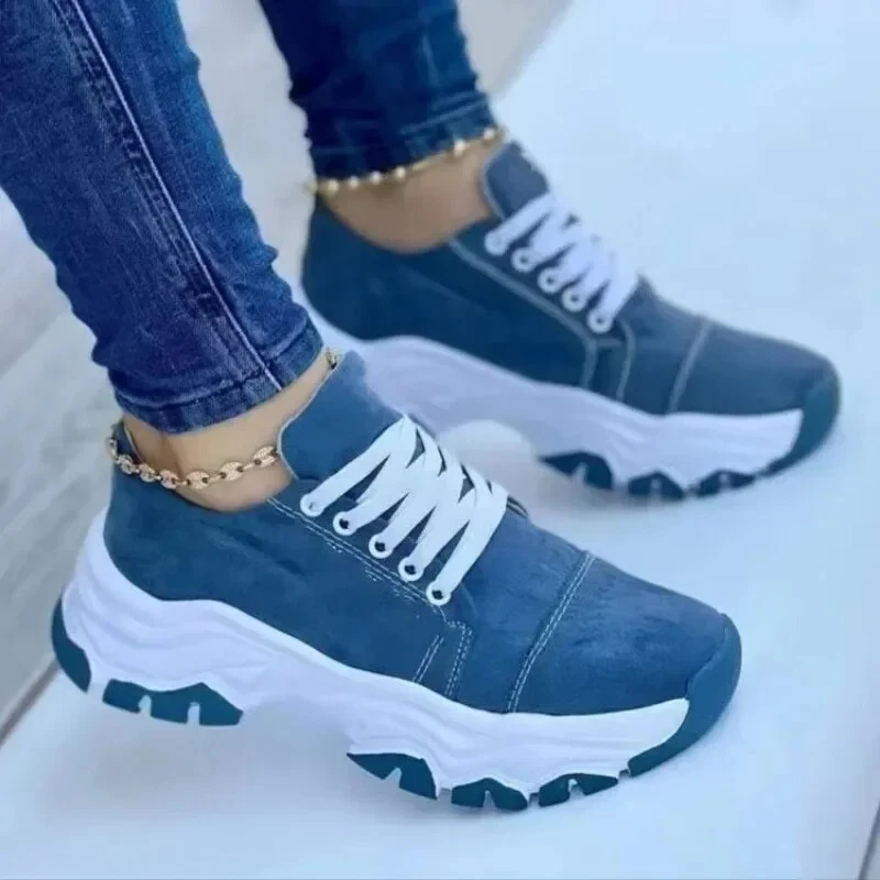 Womens Casual Breathable Mesh Running Sports Gym Casual Tennis Shoes Sneakers - Image 3 of 4