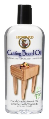 Howard Products BBB012 Cutting Board Oil 12 oz