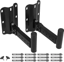 Heavy Duty Speaker Wall Mounts Support up to 110lbsAdjustable PA Speaker Moun...