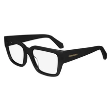Ferragamo Women's Rectangular 53mm Eyeglasses Frames Black SF2975-001