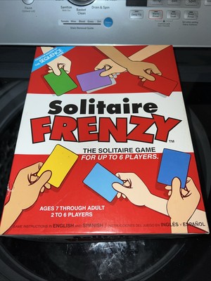 Solitaire Frenzy Game New Sealed Packs Open Box Jax 2002 Family Fast Sequence