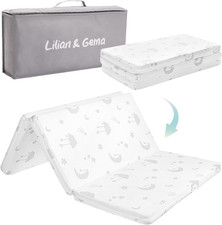 Pack and Play Mattress 38"X26"X1.5", Portable Crib Mattresses