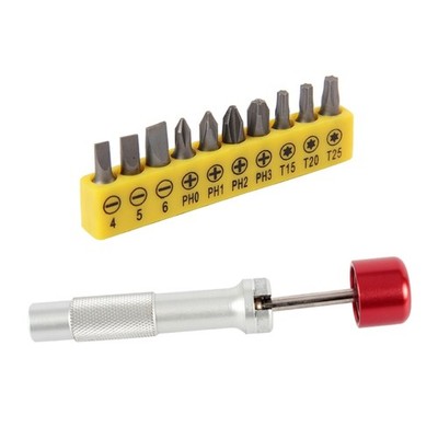 11Pcs Multifunctional Shape Screwdriver 180 Degrees Nonslip Screwdriver Handle