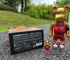 BE@RBRICK 100% & 400% Michael Jordan 1985 ROOKIE JERSEY Medicom Toy Bearbrick
