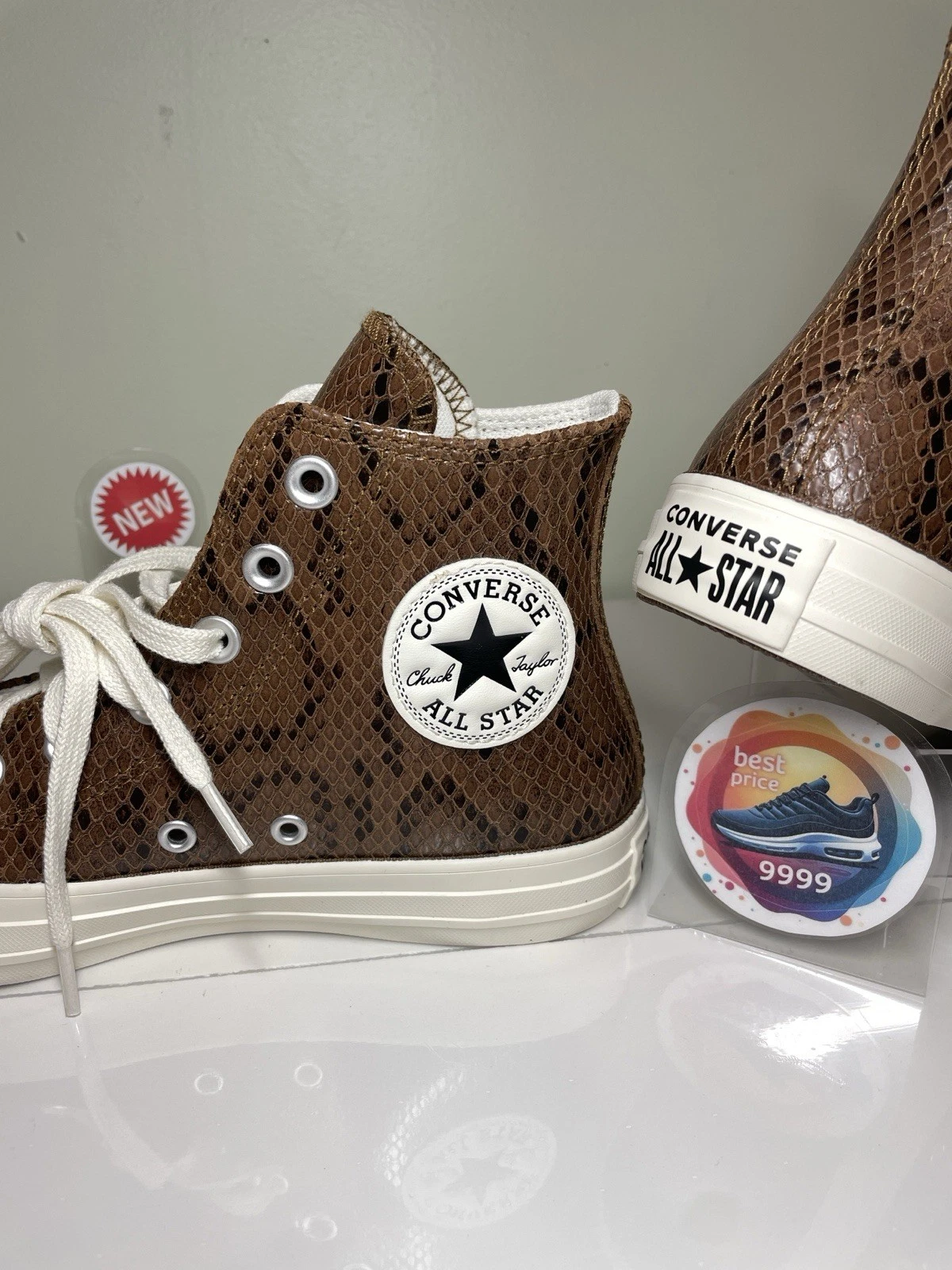 Converse Taglia 7 Sneakers donna CTAS Hi pelle A13393C Nuove con scatola