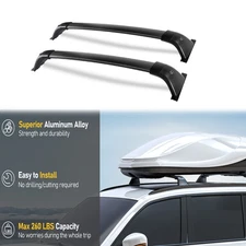 260lbs Rooftop Roof Rack Cross Bar For 2024 2025 Lexus TX350 500 550 Heavy Duty