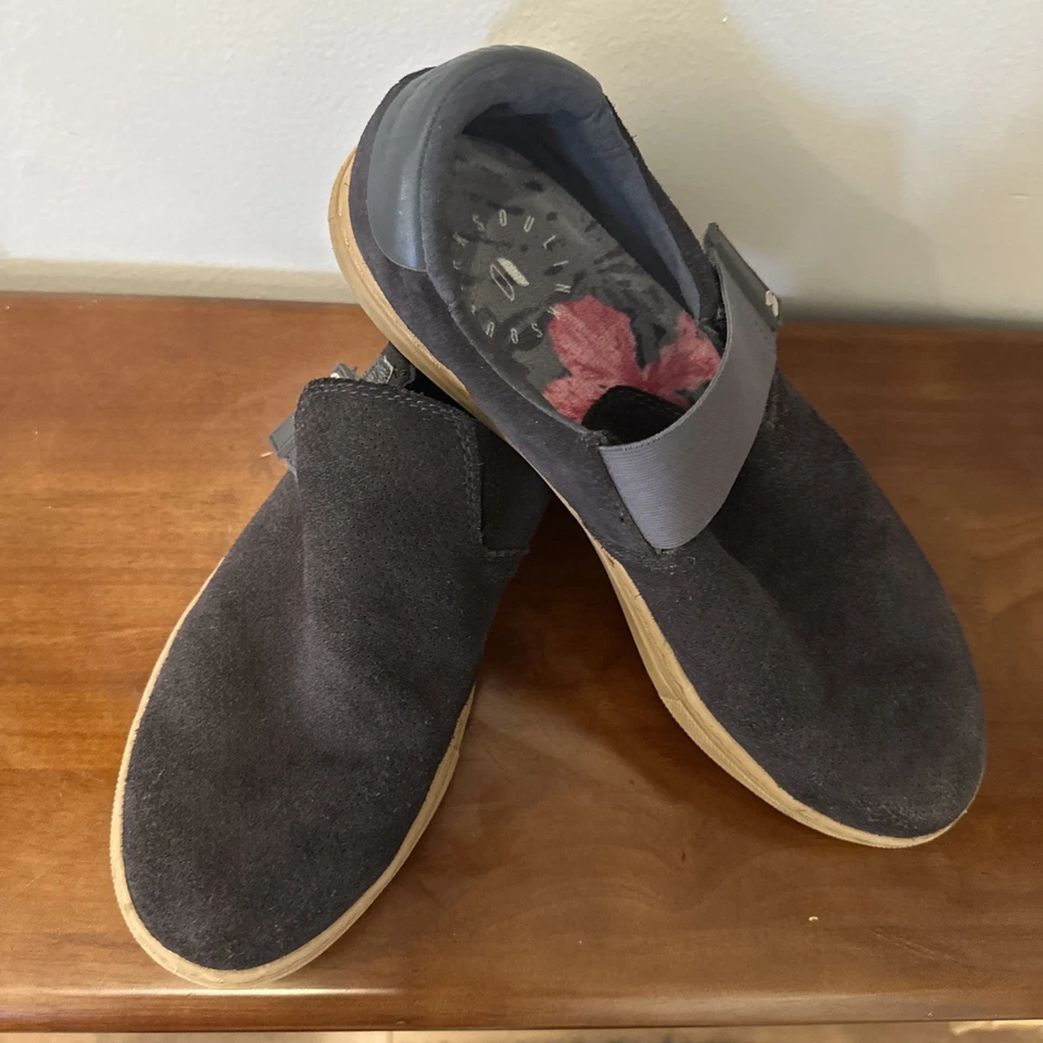 Zapatillas deportivas de golf True Linkswear Linksoul de gamuza sin cordones grises para hombre talla 11 Foto 3 de 3