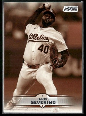 2025 Stadium Club #49 Luis Severino Sepia