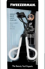Tweezerman Onyx Great Grip Eyelash Curler - Makeup Eyelash Tool All Eyes Shape