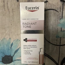 Eucerin Radiant Tone Dark Spot Corrector Dual Serum with Thiamidol, 1 fl oz, NIB