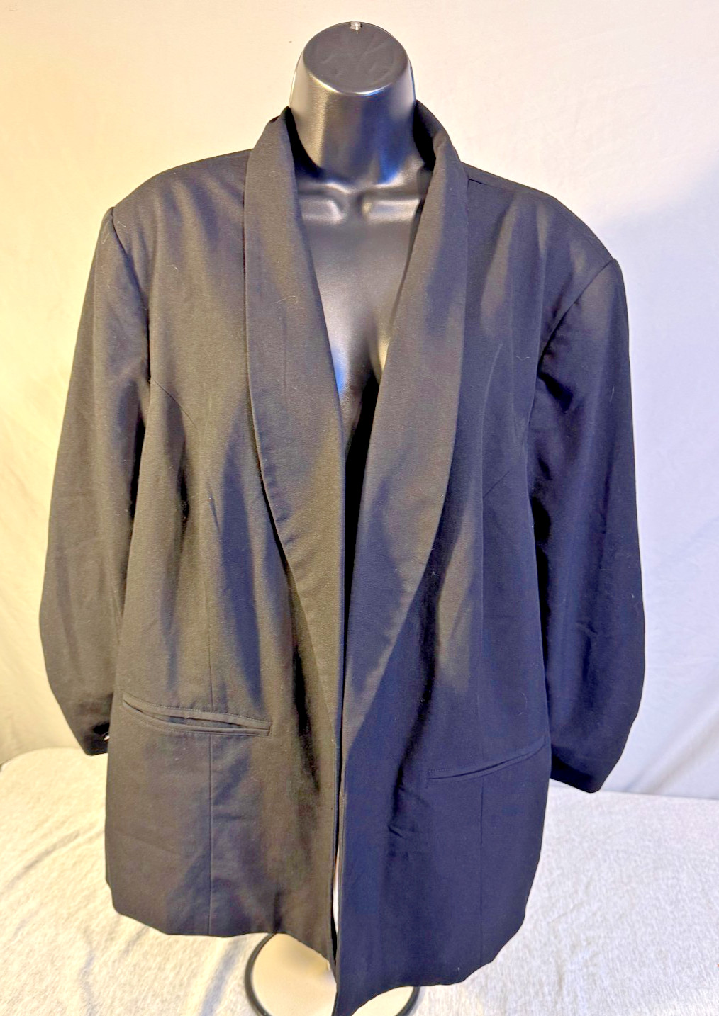 Worthington Womens Plus 3X Basic Black Blazer Sui… - image 1