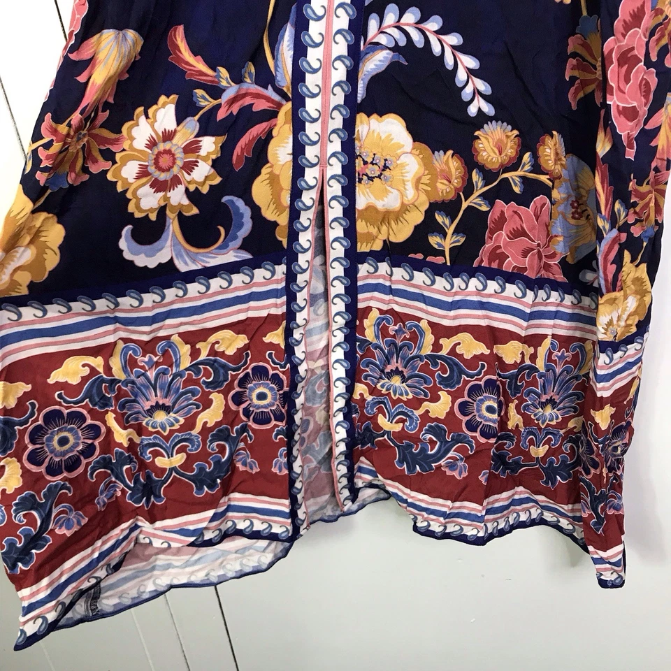 Soft Surroundings Dress Womens PS Parry Maxi Colorful Floral Maximalist Tapestry - Image 3 of 4