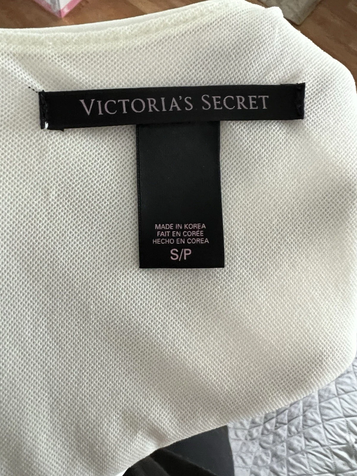 UNDERCOVER Abito corto Victoria Secret vintage bianco piccolo