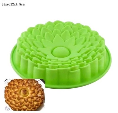 Silikon Blumenform für Kuchen Torte.
