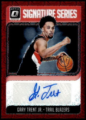 Gary Trent Jr. [Choice] #GTJ 2018 Panini Donruss Optic Signature Series card