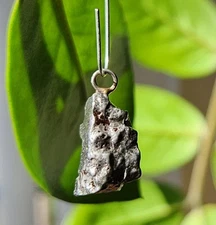4.93 grams~CAMPO DEL CIELO Iron METEORITE~CHRISTMAS TREE ORNAMENT/Pendant