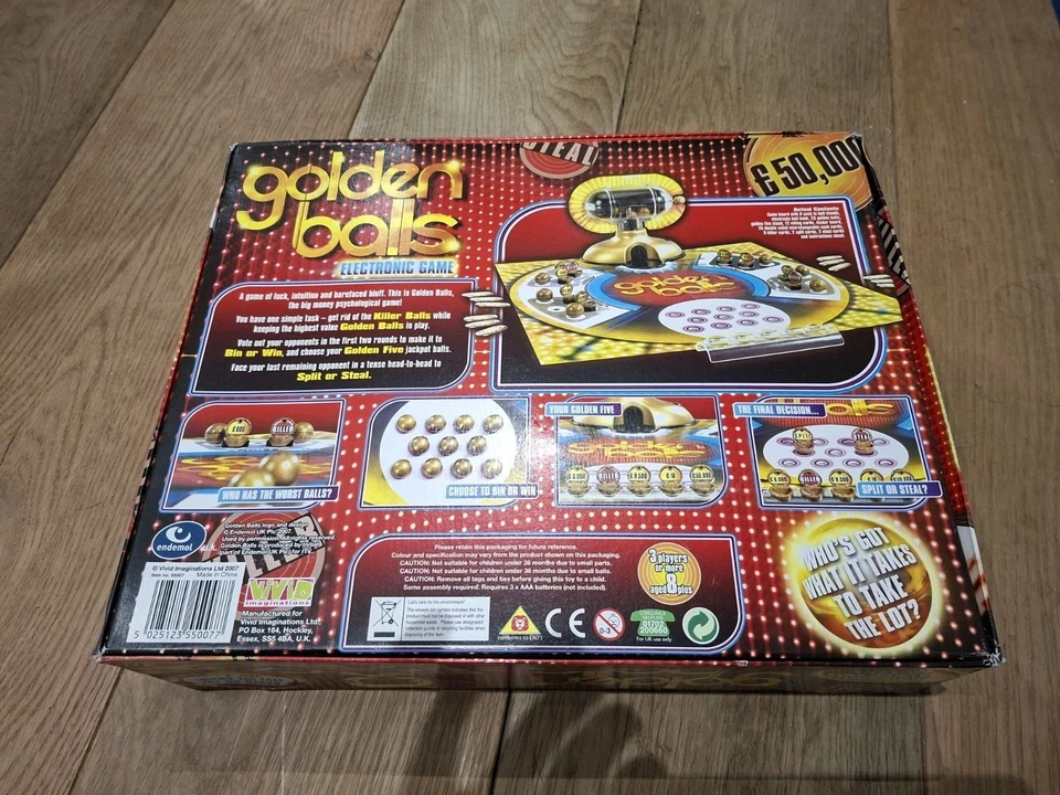 Vintage Golden Balls Board Game Electronic Interactive Game Complete working - Image 4 of 4