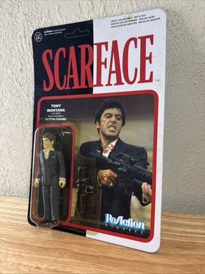 Funko ReAction Scarface Tony Montana 3 3/4  Action Figure New- ADULT COLLECTIBLE