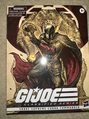 GI Joe Classified Series Snake Supreme Cobra Commander 6" Action Figure Toy