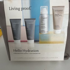 Living Proof Hello Hydration Discovery Hair Kit 4 Travel Minis Shine  Hydration
