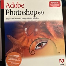 Adobe PHOTOSHOP 6.0 Windows Install CD manual Install Info Very Good Condition