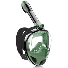 Full Face Snorkel Mask for Adults Teen, Snorkeling Gear with Detachable Camer...