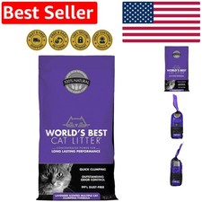 Lavender Scented Cat Litter - 7 lb Clumping Formula for Multiple Cats