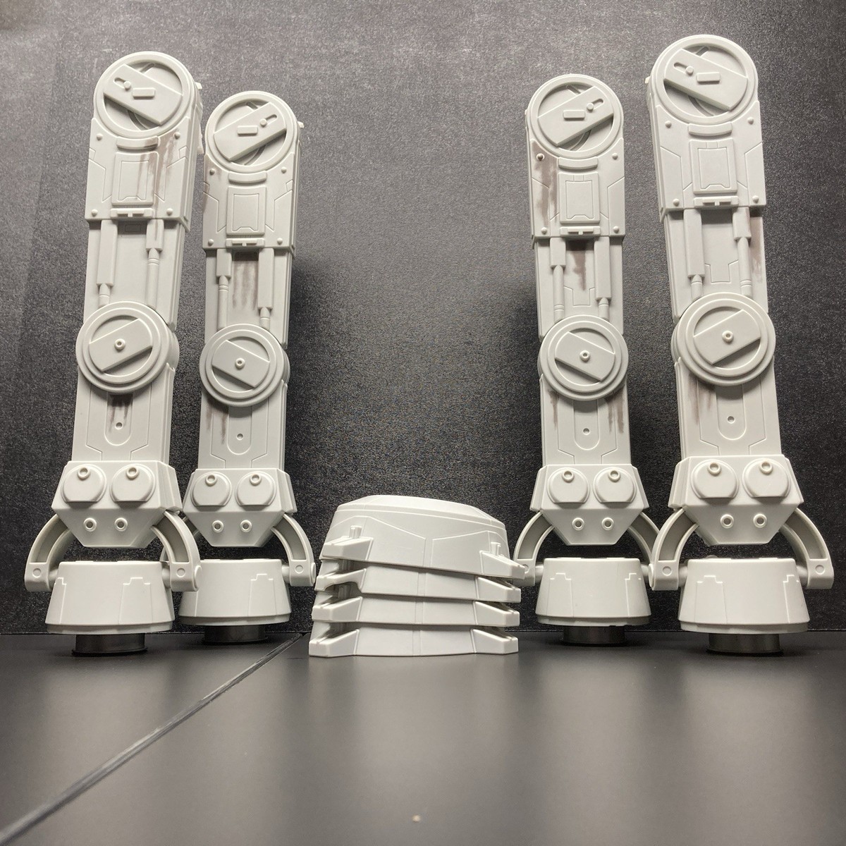 Star Wars Legacy AT-AT Imperial Walker 4 Legs & Feet Genuine OEM