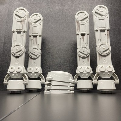 Star Wars Legacy AT-AT Imperial Walker 4 Legs & Feet Genuine OEM