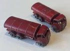 2 x Vintage Matchbox Lesney No.11 ERF ‘Esso’ Petrol Tankers