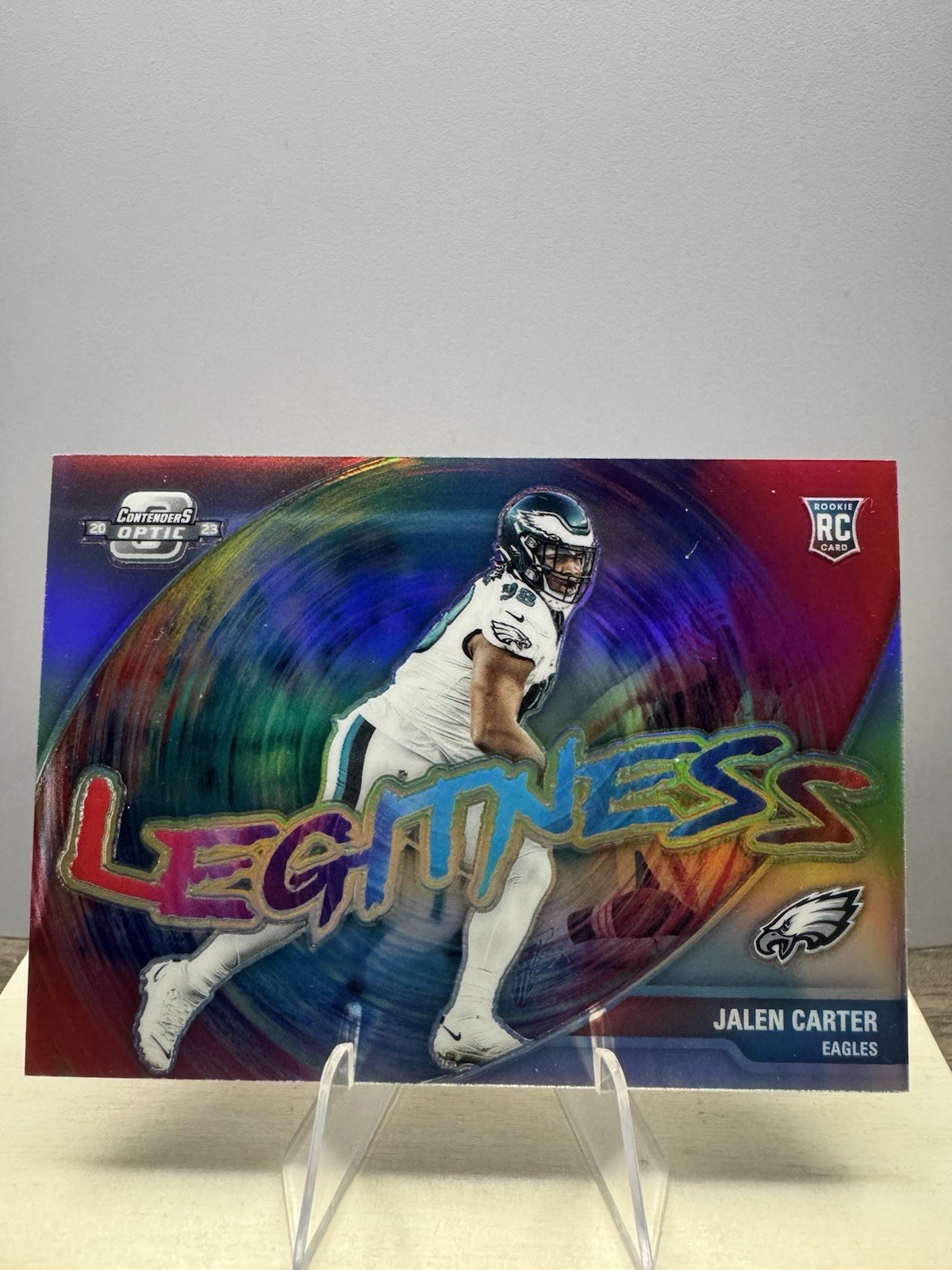 2023 Contenders Optic #Leg-JCR Jalen Carter Rc Ssp Legitness Philadelphia Eagles