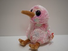 TY 7" Beanie Boos Plush, Pink Kiwi Bird Plush