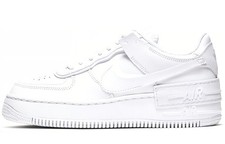 Nike Air Force 1 Low Shadow Triple White Women's - CI0919-100 Ship Now