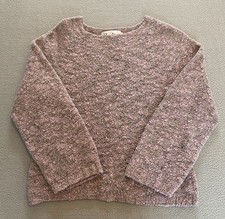 HARLEY OF SCOTLAND PULLOVER GR. 8 SMALL WOLLMISCHUNG ROSA LÄSSIGE ÄRMEL SIEHE DETAILS