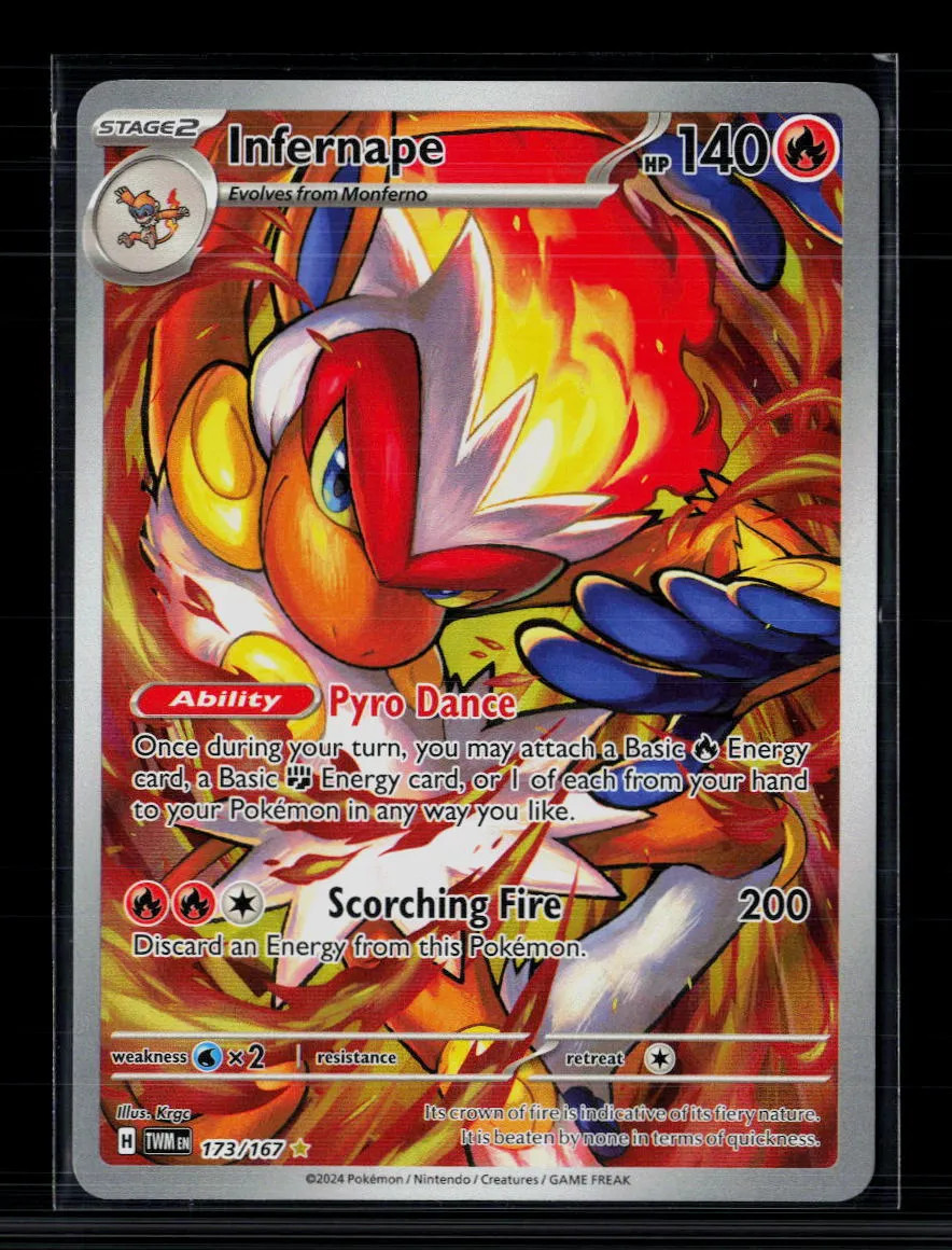 Pokemon 2024 Twilight Masquerade Infernape #173/167