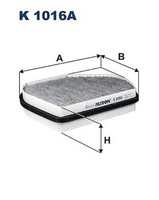 Filtron K 1016A Filter, Innenluft FüR Chrysler, MERCEDES-BENZ