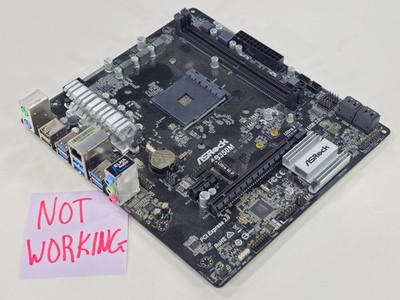 [NOT WORKING] ASRock AB350M AMD B350 Micro ATX DDR4 AM4 Ryzen Motherboard