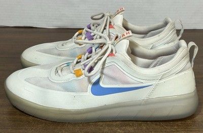 Nike SB Nyjah Free 2 Summit White Icy Sole Men s Size 10 (BV2078-106)