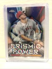 2021 Topps Chrome Mike Trout Prismo Power PP-2 Insert Angels Star Future HOF