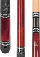 L9 Billiard Pool Cue, 58" Hard Rock Canadian Maple, Irish Linen Wrap, 13Mm Hard