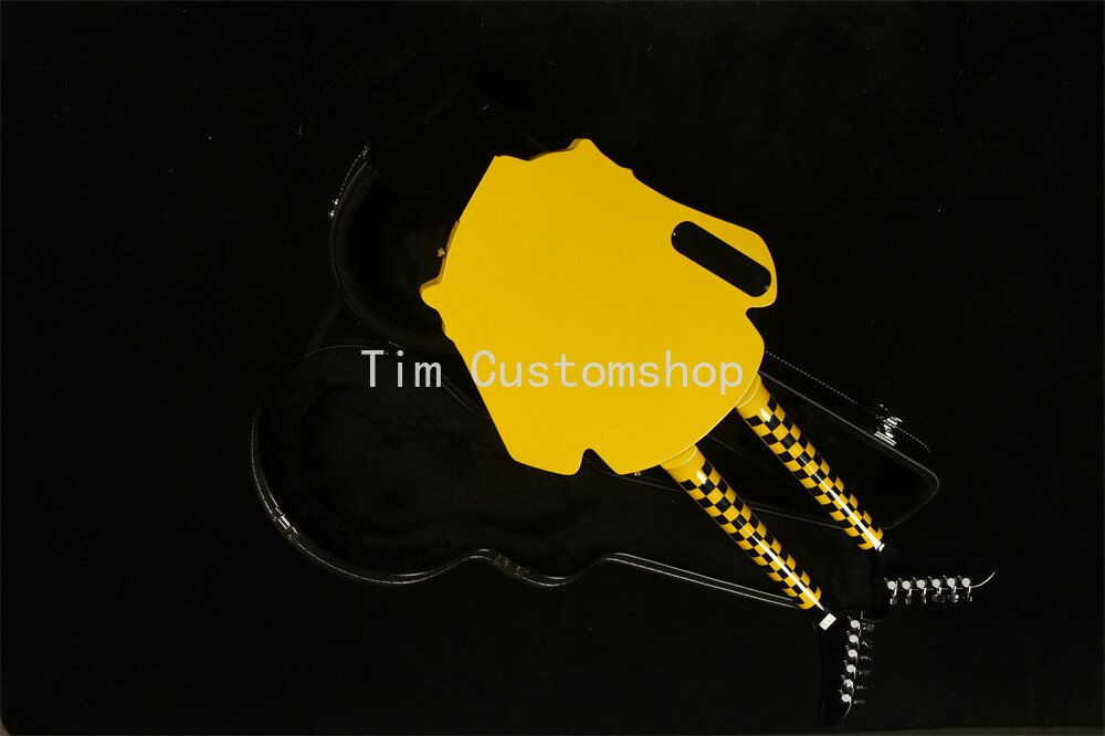 ギター Dick NIQ RICK NIELSEN™ Uncle Dick Doubleneck Mini Guitar Replica