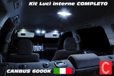 KIT FULL LED INTERNI LANCIA DELTA PLAFONIERA ANTERIORE+POSTERIORE 6000K