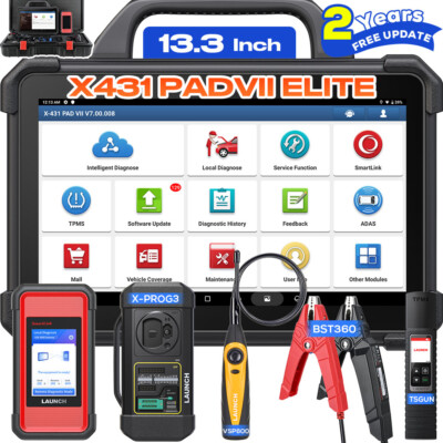 LAUNCH X431 PAD VII X-PROG 3 OBD2 Diagnosegerät ECU  Programmier BST360 TPMS