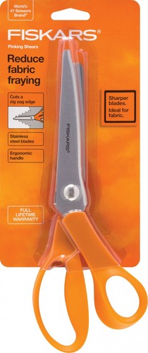 Fiskars 10in Pinking Shears Orange - Picture 2 of 2