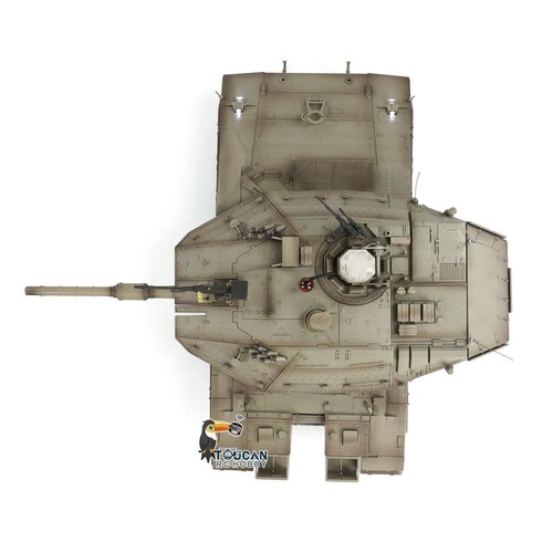 HengLong RC Infrared Tank 1/16 IDF Merkava MK IV BB Smoking 360°Turret Rotary - Picture 16 of 24