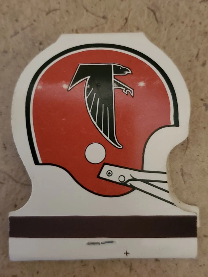 Vtg Atlanta Falcons 1980 Schedule Matchbook Republic Airlines NFL Football Mint! - Image 2 of 4