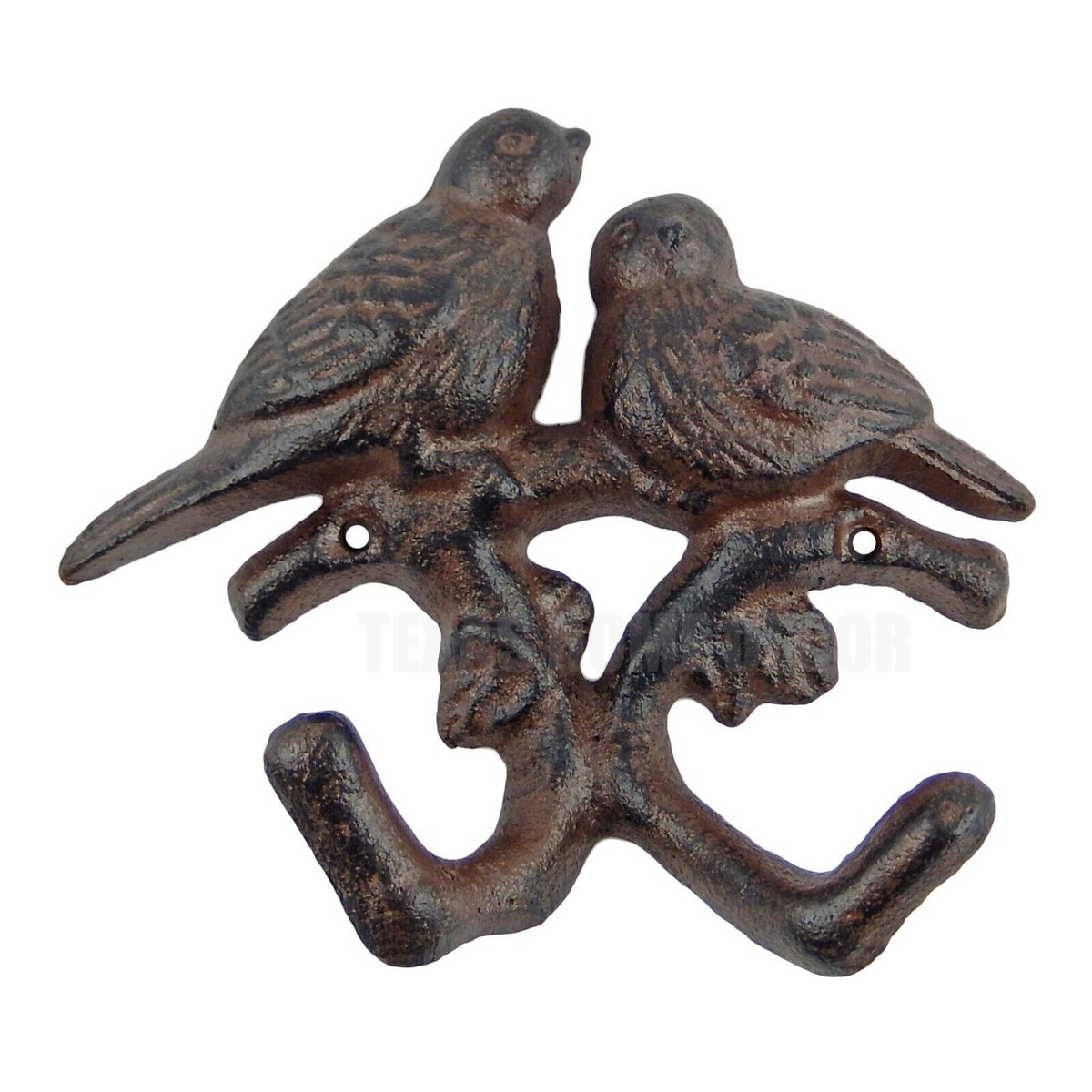 Birds on Tree Branch Wall Hook Coat Rack Purse Towel Key Hanger