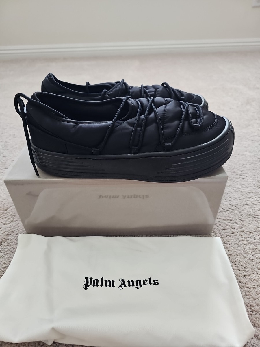 Palm Angels Snow Puffed Sneakers Black Men\'s Size 12 EU 45 NIB Palm Angels Snow Puffed Sneakers Black Men\ main image 3