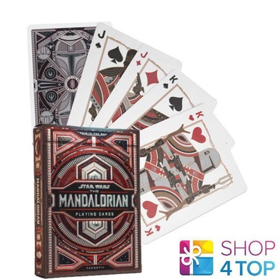 MANDALORIAN STAR WARS THEORY 11 PLAYING CARDS DECK MAGIC TRICKS RED BLACK NEW