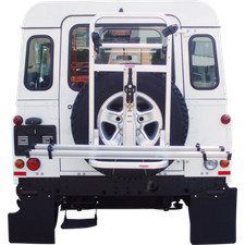 PORTABICI + PORTASCI/SNOWBOARD ALLUMINIO GRINGO SKI RUOTA DI SCORTA FUORISTRADA